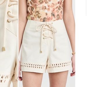 ALÉMAIS carlos pearl shorts NWT